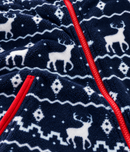 Men's Blue Reindeer Jumpsuit